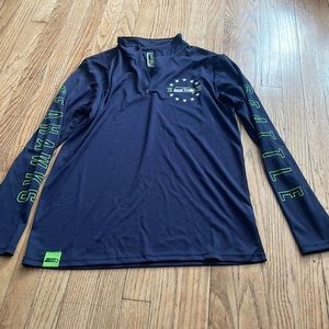 Men’s Seattle Seahawks Half Zip Pullover